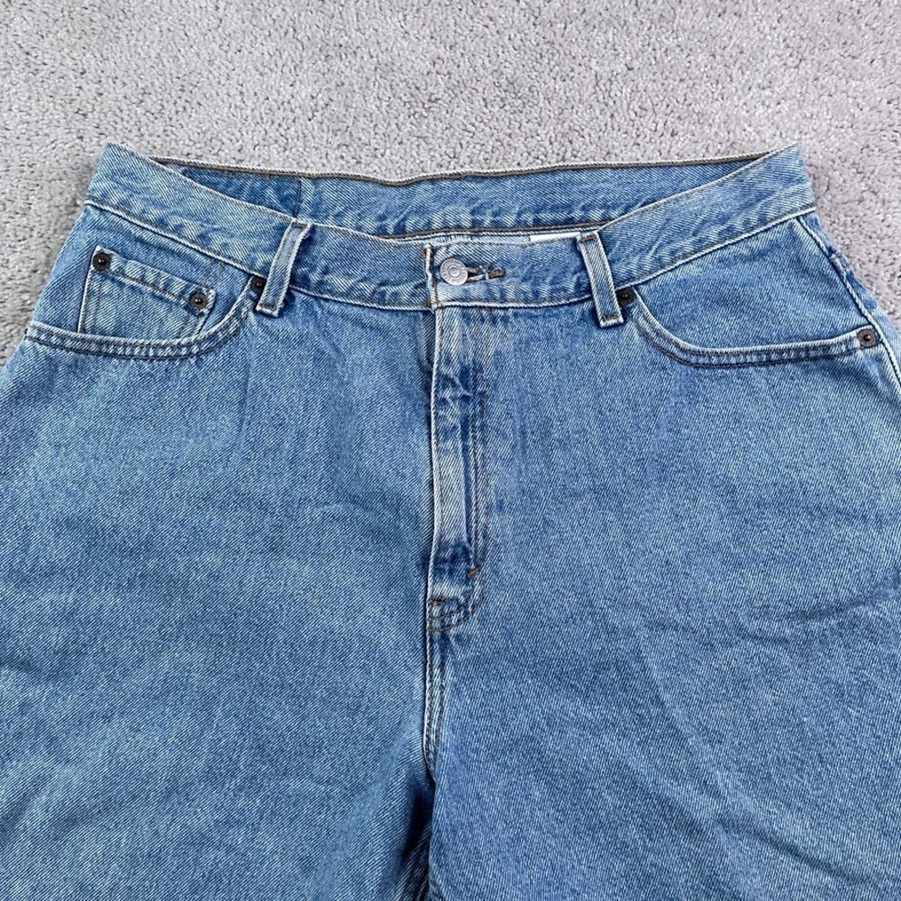 Vintage Levis Shorts Womens 14 Blue 950 Relaxed High Waist Mom Cotton Denim Y2K - Picture 3 of 11